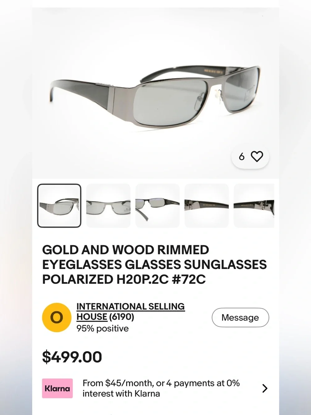 Gold & Wood Paris Sunglasses